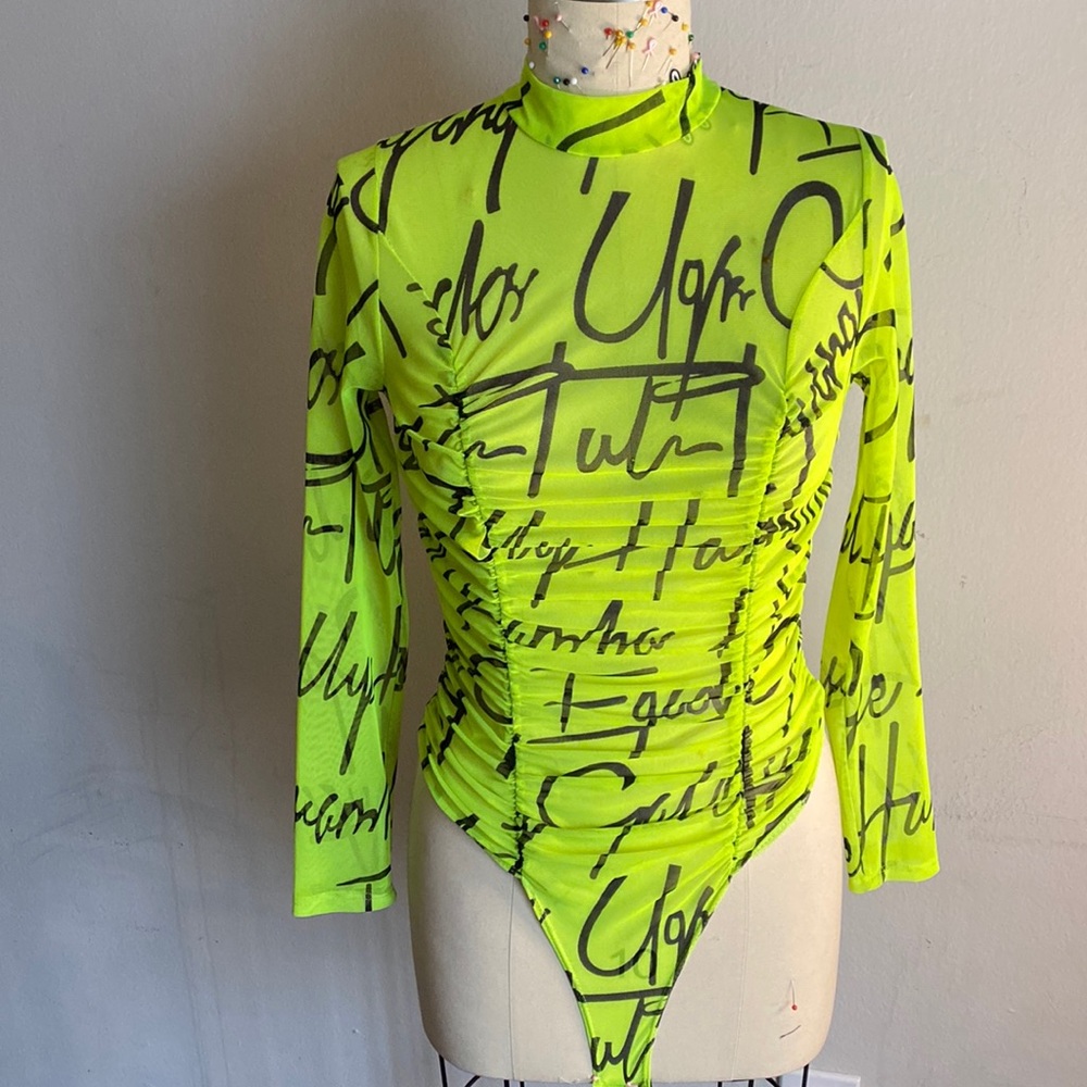 Neon body suit